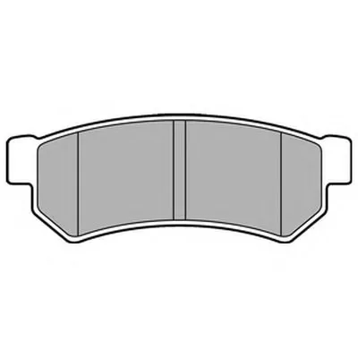 Комплект тормозных колодок, дисковый тормоз DELPHI купить