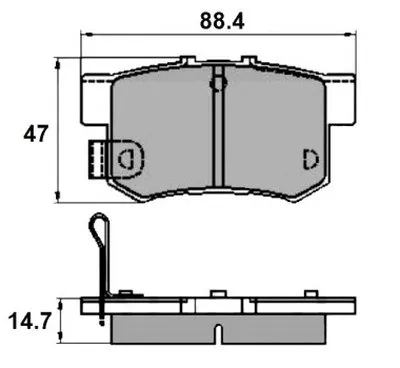 Комплект тормозных колодок, дисковый тормоз NATIONAL купить
