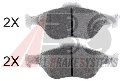 Комплект тормозных колодок, дисковый тормоз SPORTLINE A.B.S. купить