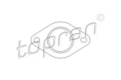 Прокладка, труба выхлопного газа TOPRAN купить