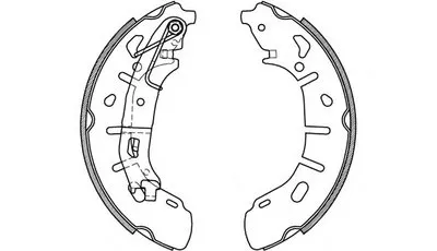 Комплект тормозных колодок ADVANCE OPEN PARTS купить