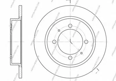 Тормозной диск NPS купить