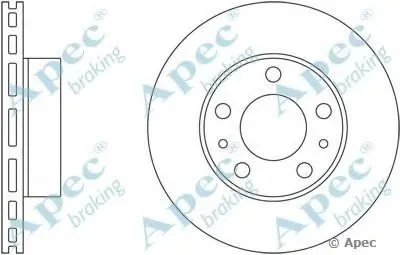 Тормозной диск APEC braking купить