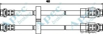 Тормозной шланг APEC braking купить