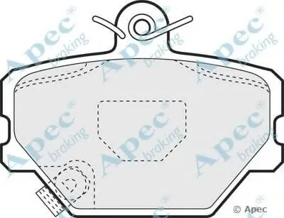 Комплект тормозных колодок, дисковый тормоз APEC braking купить