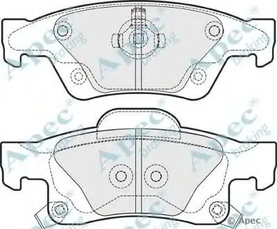 Комплект тормозных колодок, дисковый тормоз APEC braking купить