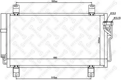 Конденсатор, кондиционер STELLOX купить