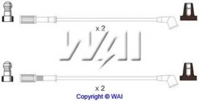 Комплект проводов зажигания WAIglobal купить