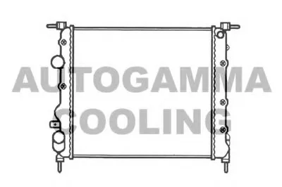 Радиатор, охлаждение двигателя AUTOGAMMA купить