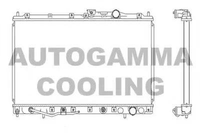 Радиатор, охлаждение двигателя AUTOGAMMA купить