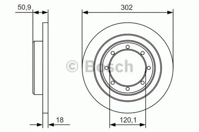 Тормозной диск BOSCH купить