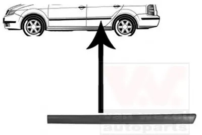 Облицовка / защитная накладка, дверь VAN WEZEL купить