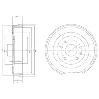 Тормозной барабан DELPHI купить