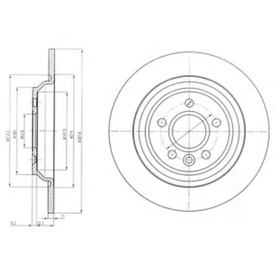 Тормозной диск DELPHI купить