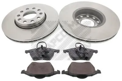 Комплект тормозов, дисковый тормозной механизм MAPCO купить