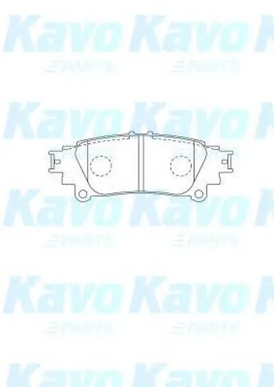 Комплект тормозных колодок, дисковый тормоз MK KASHIYAMA KAVO PARTS купить