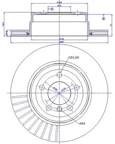 Тормозной диск HC CAR купить