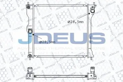 Радиатор, охлаждение двигателя JDEUS купить