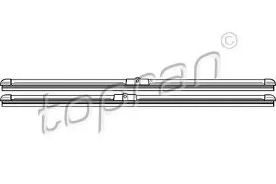 Щетка стеклоочистителя PREMIUM BRAND TOPRAN купить