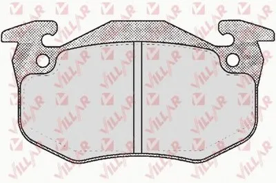 Комплект тормозных колодок, дисковый тормоз VILLAR купить