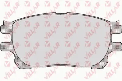 Комплект тормозных колодок, дисковый тормоз VILLAR купить