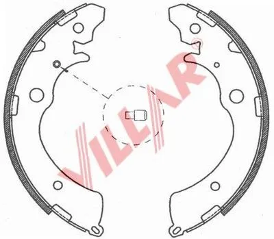 Комплект тормозных колодок VILLAR купить