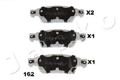 Комплект тормозных колодок, дисковый тормоз JAPKO купить