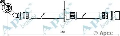 Тормозной шланг APEC braking купить