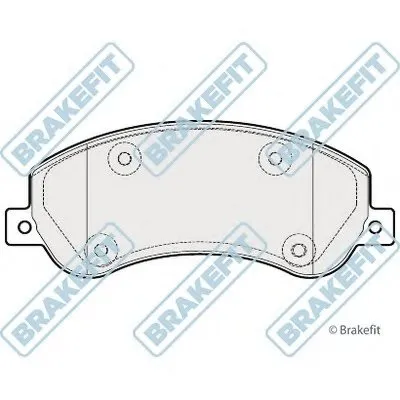 Комплект тормозных колодок, дисковый тормоз Brake Fit APEC braking купить