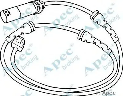 Указатель износа, накладка тормозной колодки APEC braking купить