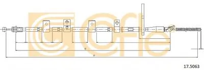 Трос, стояночная тормозная система COFLE купить
