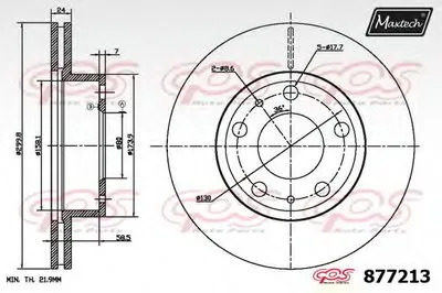 Тормозной диск R+ (Regular Plus) MAXTECH купить