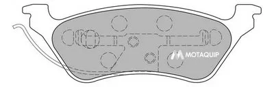 Комплект тормозных колодок, дисковый тормоз MOTAQUIP купить