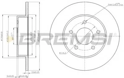 Тормозной диск BREMSI купить