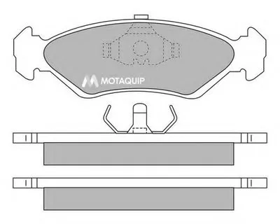 Комплект тормозных колодок, дисковый тормоз MOTAQUIP купить