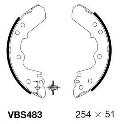 Комплект тормозных колодок MOTAQUIP купить