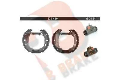 Комплект тормозных колодок R BRAKE купить