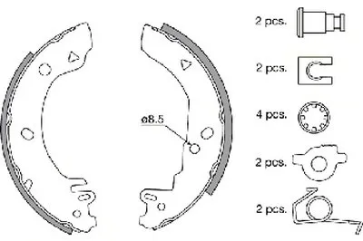 Комплект тормозных колодок SPIDAN купить