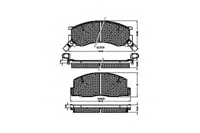 Комплект тормозных колодок, дисковый тормоз SPIDAN купить