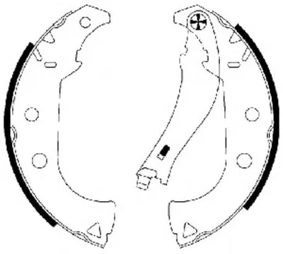 Комплект тормозных колодок HELLA купить