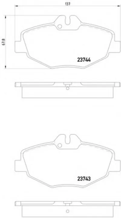 Комплект тормозных колодок, дисковый тормоз HELLA купить