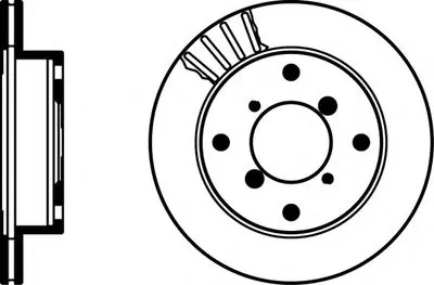 Тормозной диск HELLA купить