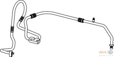 Трубопровод высокого / низкого давления, кондиционер BEHR HELLA SERVICE HELLA купить