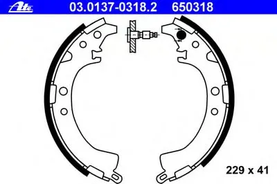 Комплект тормозных колодок ATE купить