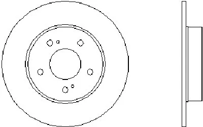 Тормозной диск PRO TEXTAR купить