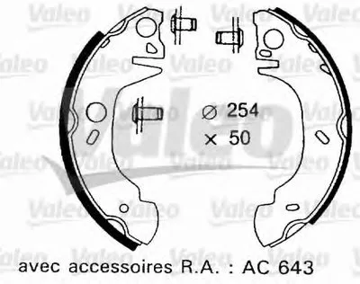 Комплект тормозных колодок VALEO купить