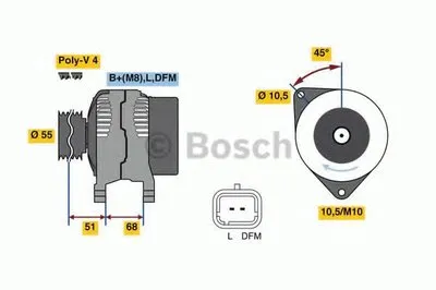 Генератор BOSCH купить