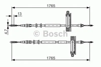 Трос, стояночная тормозная система BOSCH купить