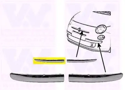 Облицовка, бампер VAN WEZEL купить