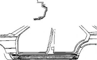 Накладка порога VAN WEZEL купить
